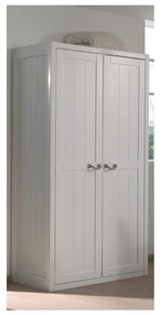 Biała dziecięca szafa Vipack Lewis, szer. 100 cm