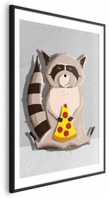 Plakat Szop łasuch 21x30 cm z ramą czarną z marginesem ARTGEIST B