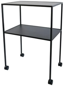Metalowy barek na kółkach 40x60 cm Trolly – Spinder Design