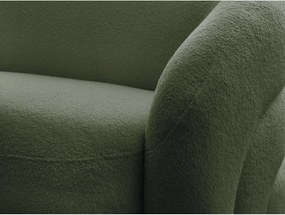 Zielona sofa z materiału bouclé 193 cm Elina – Bobochic Paris