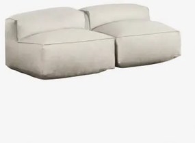 Sofa Modułowy 2-częściowy Do Ogrodu Dojans Kremowa Semoline - Sklum