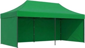 Pawilon ogrodowy 6x3 m zielony FGC9 - namiot eventowy automatyczny, regulowana wysokość