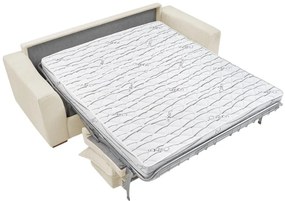 Kremowa sztruksowa rozkładana sofa 225 cm Augustin – Bobochic Paris