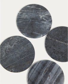 Szare marmurowe podkładki zestaw 4 szt. Tresa – Kave Home