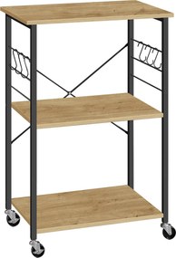 Mobilna szafka kuchenna dąb artisan Z8-M48