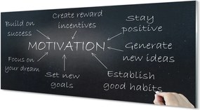 Szklany Panel Tablica z Motywacją