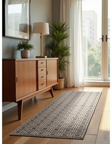 Szaro-kremowy chodnik 80x240 cm Perles Howlite – Elle Decoration