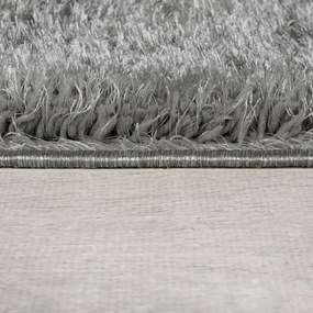 Szary chodnik z włókien z recyklingu 60x230 cm Velvet – Flair Rugs
