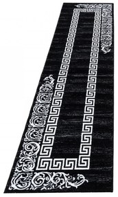 Dywan Miami grecki czarno-kremowy 80 cm x 300 cm