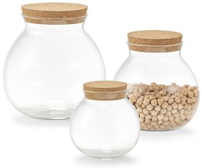 Pękaty słoik zamykany korkiem, 1700 ml