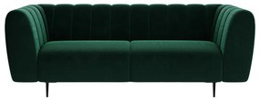 Ciemnozielona sofa Ghado Shel, 210 cm