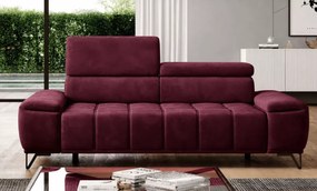Sofa Palladi 2-osobowa z regulowanymi zagłówkami i możliwością elektrycznie wysuwanego siedziska