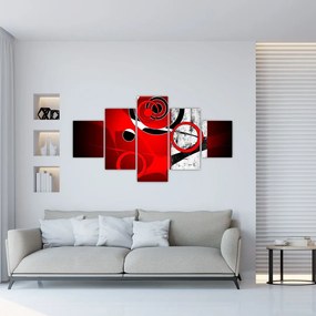 Obraz abstrakcji (125x70 cm)