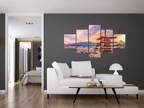 Obraz - Fudżi, Japonia (125x70 cm)