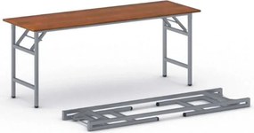 Stół konferencyjny FAST READY, 170x50 cm, szaro-srebrna podstawa, czereśnia