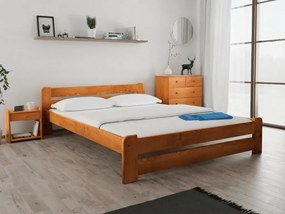 Łóżko Laura 120 x 200 cm, olcha Stelaż: Bez stelaża, Materac: Materac Sommera