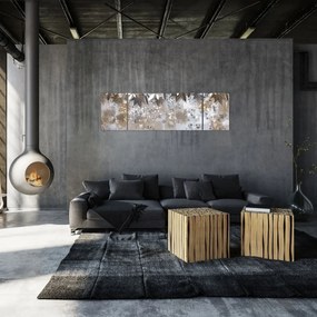 Obraz - Jesienne liście (170x50 cm)