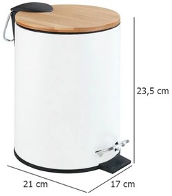 Kosz łazienkowy TORTONA, Easy Close, 3 L, WENKO