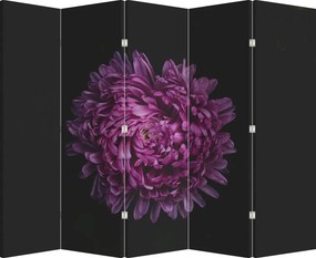 Parawan - Fioletowy kwiat (210x170 cm)