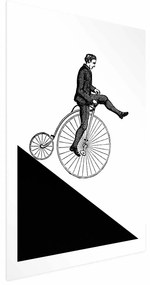 Plakat Cyklista 21x30 cm bez ramy z marginesem ARTGEIST B