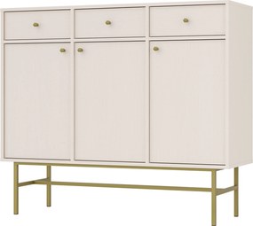 Komoda TORINO 125 cm do Salonu Sypialni Odcienie beżu