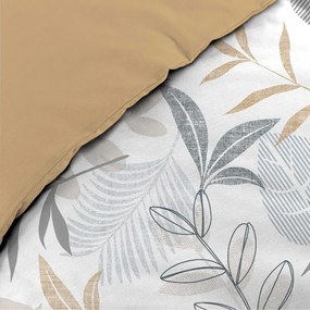 Żółto-biała pościel dwuosobowa 240x220 cm Kimberly – douceur d'intérieur