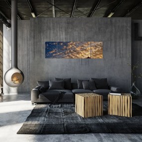 Obraz - palmy pośród chmur (170x50 cm)