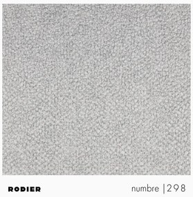 Jasnoszary podnóżek z materiału bouclé Mirel – Rodier
