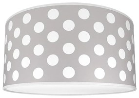 Plafon dziecięcy DOTS GREY 2xE27/60W/230V szary