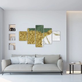 Obraz - Zielony marmur N⁰2 (125x70 cm)