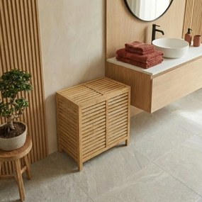 Podwójny kosz na pranie, bambusowy MOA, 90 l