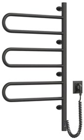 Elektryczny suszarka na ręczniki FOUETTE 185W/230V 81,8 cm IP44 czarna