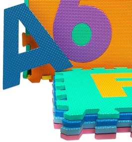 Spielwerk Piankowa mata dla dzieci PUZZLE, 86 części, wielokolorowa
