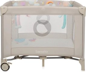 Lionelo - Kojec do zabawy MILLE PLUS szaro-beżowy