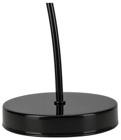 Czarna lampa stołowa − LAMKUR