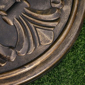 Outsunny Stojak Pod Parasol Przeciwsłoneczny 13kg Antyczny Brąz Uniwersalne Rozmiary Elegancki Design | Aosom PL