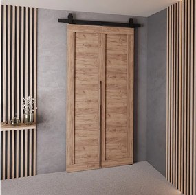 Drzwi Przesuwne QUDIO M1 Dąb Craft Złoty 80