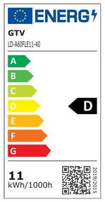 Żarówka filamentowa z neutralnym światłem z gwintem E27, 11 W – GTV