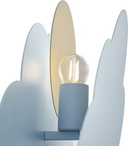 Dziecięca lampa ścienna niebieska chmurka ze słońcem - Cloudy