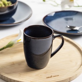 Altom Kubek ceramiczny Reactive Navy Blue 350 ml