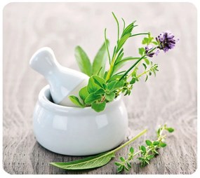 Szklana płyta ochronna HERB GARDEN na kuchenkę – duża, WENKO
