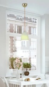 Zielona wisząca lampa dzwonek F9-P20