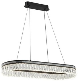 LED ściemnialny kryształowy żyrandol na lince THALIA LED/50W/230V 3000-6000K + PILOT