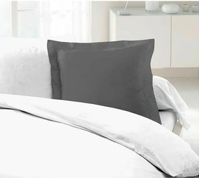 Zestaw 2 Poszewek na Poduszki 100% Bawełna Ciemnoszary 63x63 cm - Certyfikat OEKO-TEX