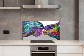 Panel nad Blat Kuchenny Ludzie w Kolorowych Mazach