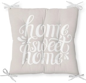 Poduszka na krzesło z domieszką bawełny Minimalist Cushion Covers Home Sweet Home, 36x36 cm