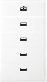 Szafa kartotekowa metalowa biała: SARA XL V5, 900 x 1620 x 600 mm