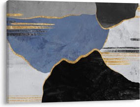 Obraz - Teksturowane kształty (70x50 cm)