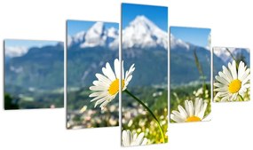 Obraz - Wiosna w Alpach (125x70 cm)