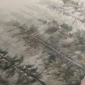 Obraz - Pine forest I., aquarel (170x50 cm)